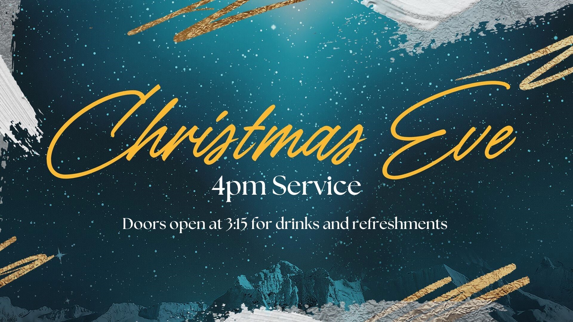 Invite people to the Christmas Eve Service at CPC